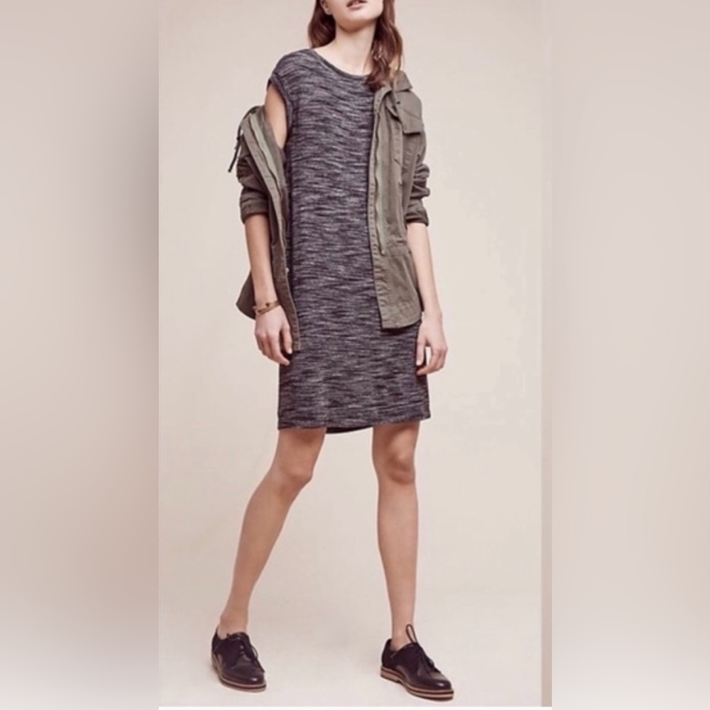 Cloth & Stone Melange Heather Charcoal Dress size L